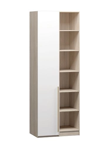 Шкаф распашной Хейсон-27 Белый Дуб Сонома - фото 3