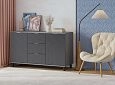 Комод Марвин 4 фрезеровка 3 Графит