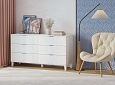 Комод Марвин 7 фрезеровка 3 Белый