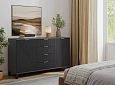Комод Марвин 25 фрезеровка 8+11 Графит