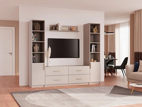 Стенка Лорена Пакс ТВ-стенка 2 Кашемир - фото 1