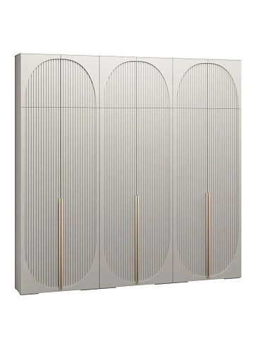 Шкаф распашной Брей-3 с антресолью Кашемир - фото 2