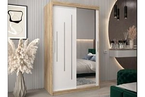 Валмиера-3 new Дуб Сонома/Белый