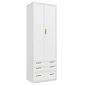 Шкаф распашной Карлос-033 Белый