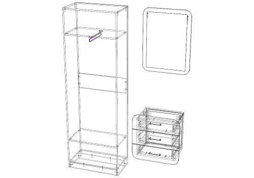 Прихожая Модерн-14 МДФ - фото 2