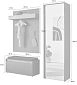 Прихожая Анси-3 Белый