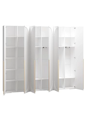 Шкаф распашной Брей-3 Белый - фото 3