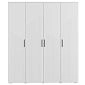 Шкаф распашной Синтра 4 Белый