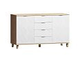 Комод Марвин 25.1 фрезеровка 3 Белый