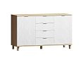 Комод Марвин 25.1 фрезеровка 3 Белый