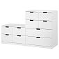 Комод Генри-27 МДФ Белый