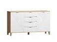 Комод Марвин 25.1 фрезеровка 8+11 Белый