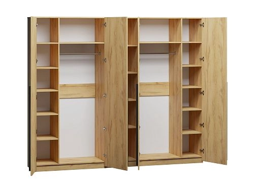 Шкаф распашной Лорена Пакс-2.2 Дуб Золотистый - фото 3