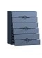 Комод Белиз-5 Альби полуночно-синий