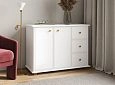 Комод Луиза-4 Классик МДФ Белый