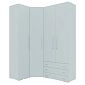 Шкаф угловой Калифорния-Стиль-13 Сумеречный Голубой