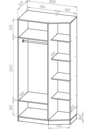 Стеллаж Сокол-7 (Ф-1130стп) - фото 2