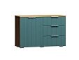 Комод Салерно 3 Аквамарин