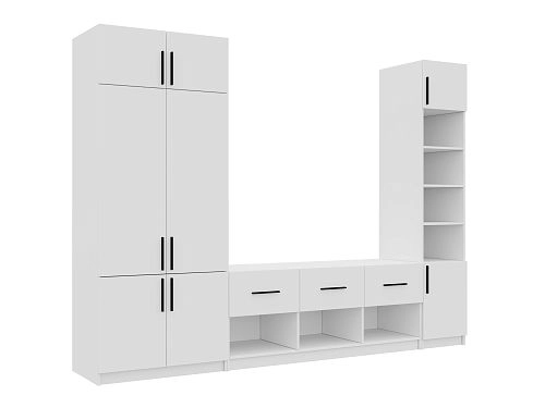 Стенка Лорена Пакс ТВ-стенка 7 Белый - фото 4