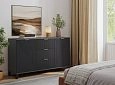 Комод Марвин 4 фрезеровка 8+11 Графит