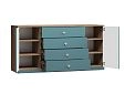 Комод Скарабей-3 Аквамарин
