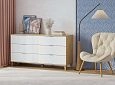 Комод Марвин 7.1 фрезеровка 3 Белый