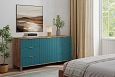 Комод Марвин 33 фрезеровка 8 Аквамарин