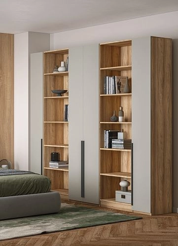 Шкаф распашной Хейсон-3 Кашемир Блэквуд Ячменный - фото 2