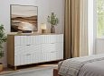 Комод Марвин 7.1 фрезеровка 8 Белый