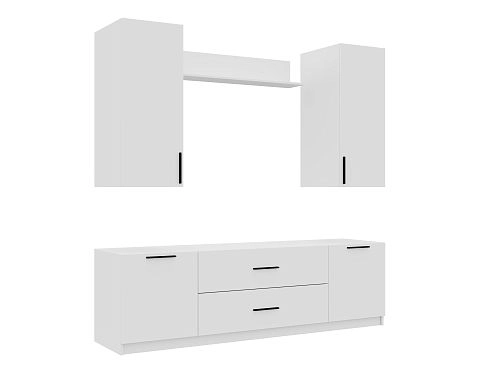 Стенка Лорена Пакс ТВ-стенка 3 Белый - фото 4