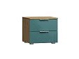 Тумба прикроватная Салерно NEW 2 Аквамарин