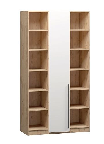 Шкаф распашной Хейсон-29 Белый Дуб Золотистый - фото 3