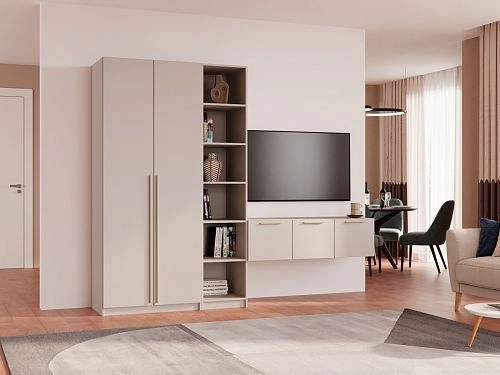 Стенка Лорена Пакс ТВ-стенка 14 Кашемир - фото 1