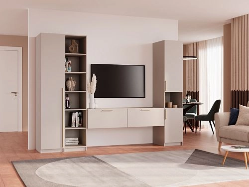 Стенка Лорена Пакс ТВ-стенка 8 Кашемир - фото 1