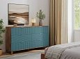 Комод Марвин 7 фрезеровка 8 Аквамарин