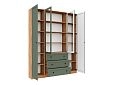 Шкаф для книг Билли Стольмин 45 Шарли Green