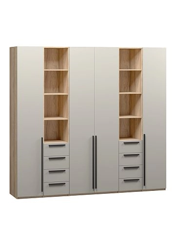 Шкаф распашной Хейсон-16 Кашемир Блэквуд Ячменный - фото 3