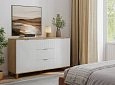 Комод Марвин 4.1 фрезеровка 8+11 Белый