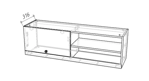 Антресоль Скарабей-3 Кашемир - фото 2