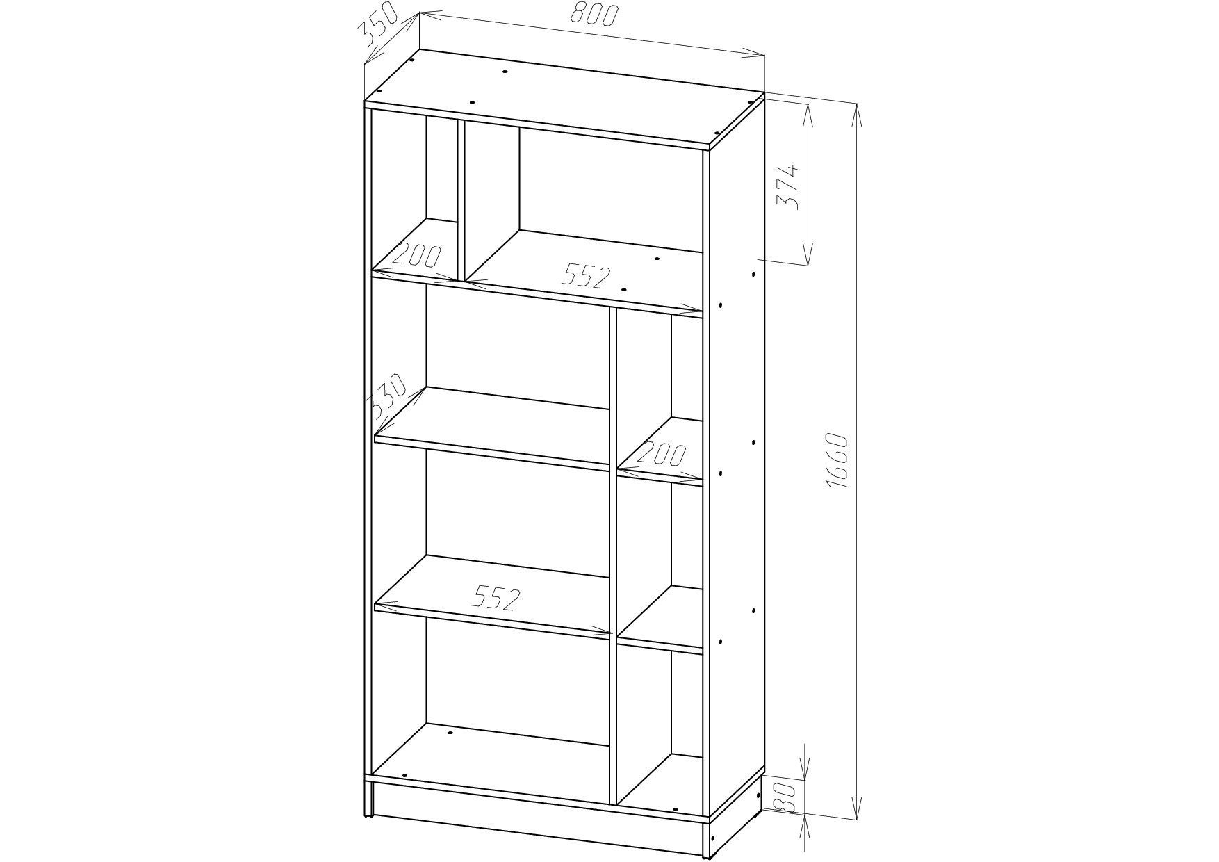 <p>Стеллаж</p> Сокол-33