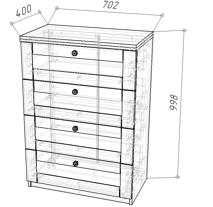 <p>Комод</p> София РАХ-2