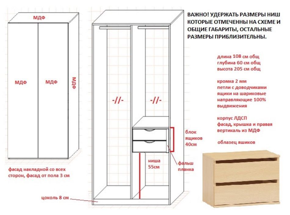 <p>Шкаф</p> София-2 (П-621117)