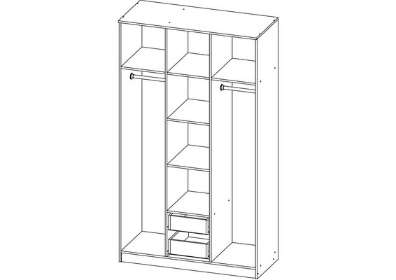 <p>Шкаф</p> распашной Стелла-6