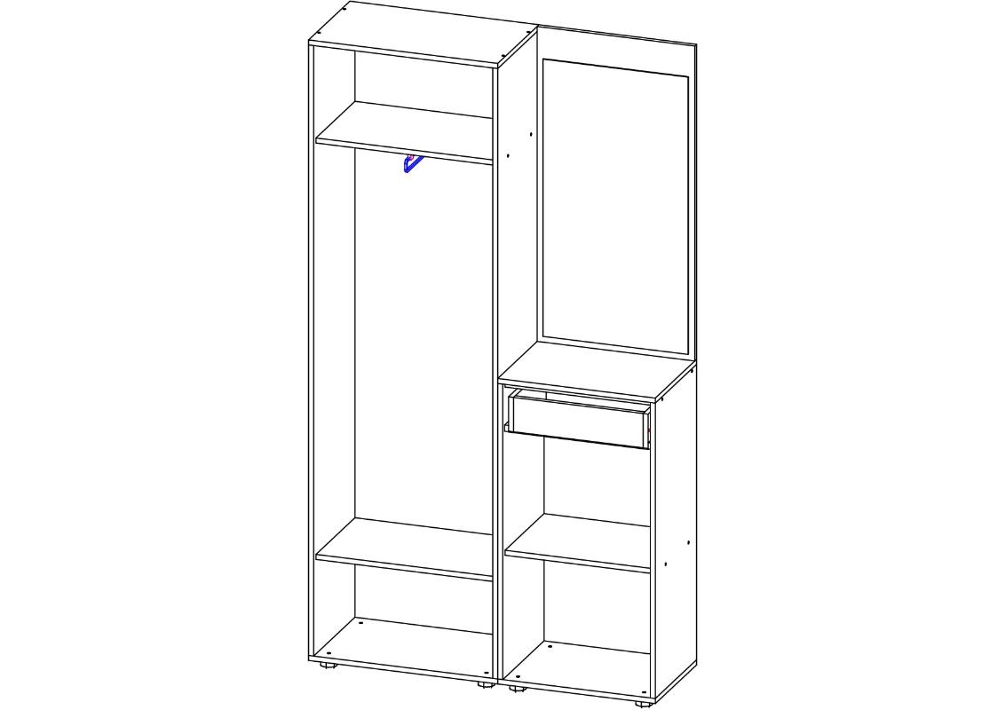 <p>Прихожая</p> Мебелинк 400-11