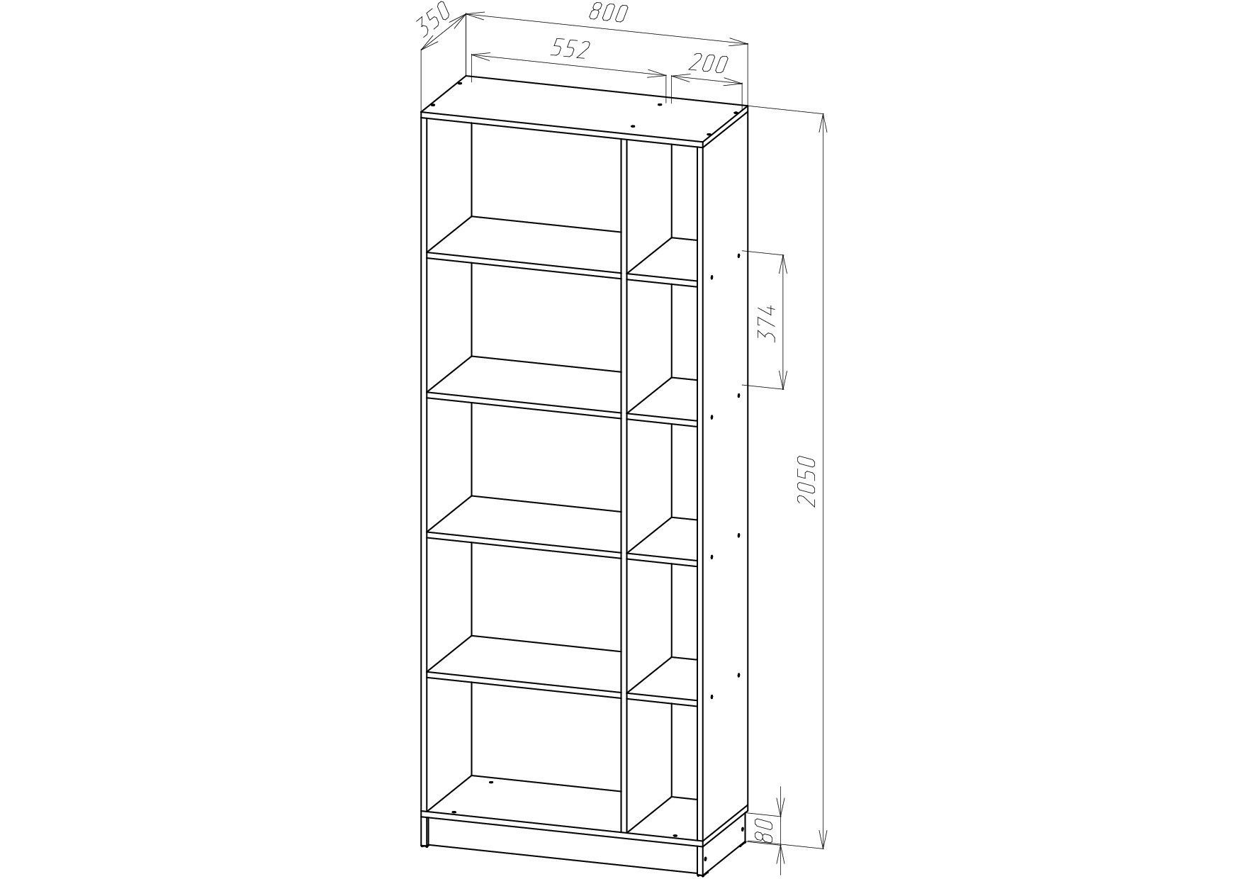 <p>Стеллаж</p> Сокол-31