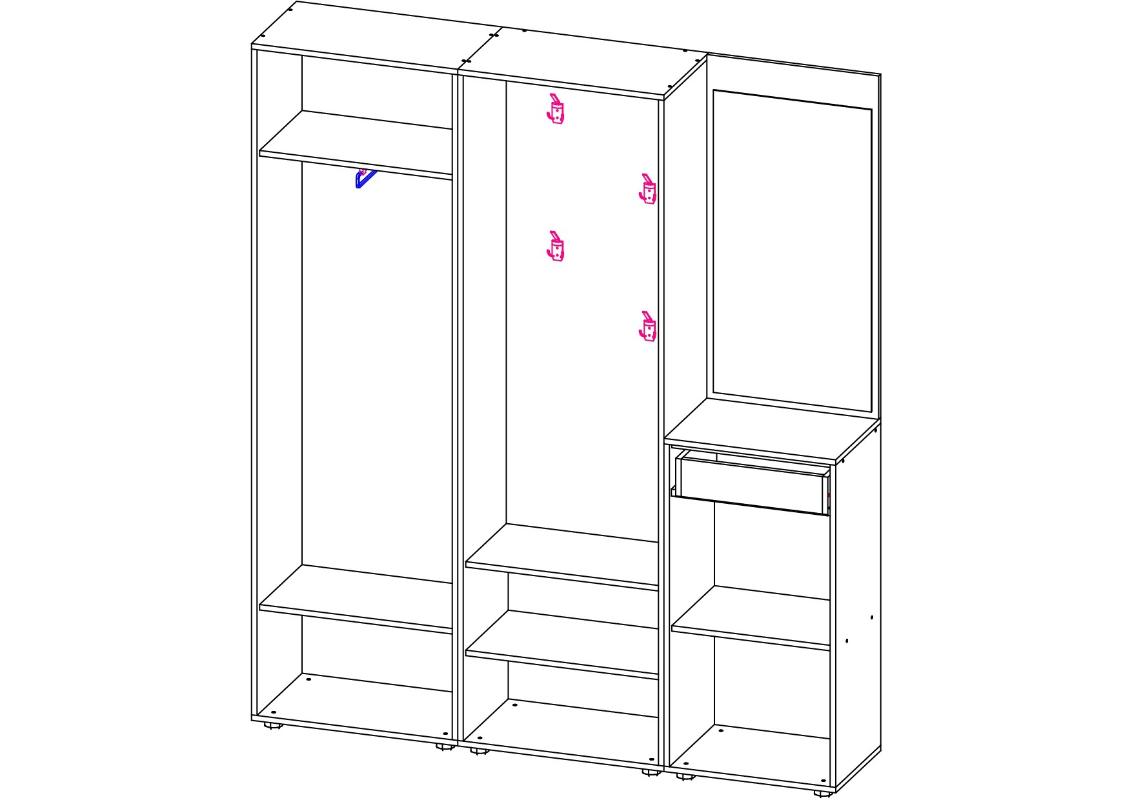 <p>Прихожая</p> Мебелинк 400-10