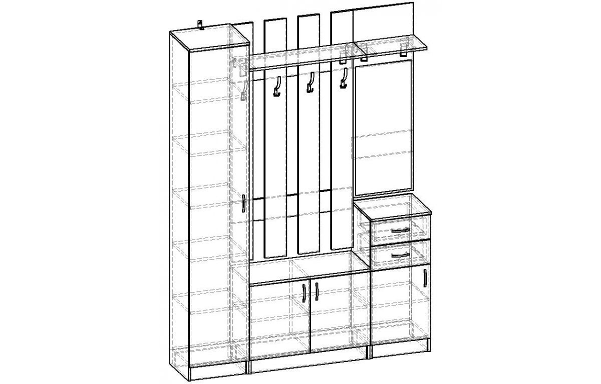 <p>Прихожая</p> Горизонт-6М