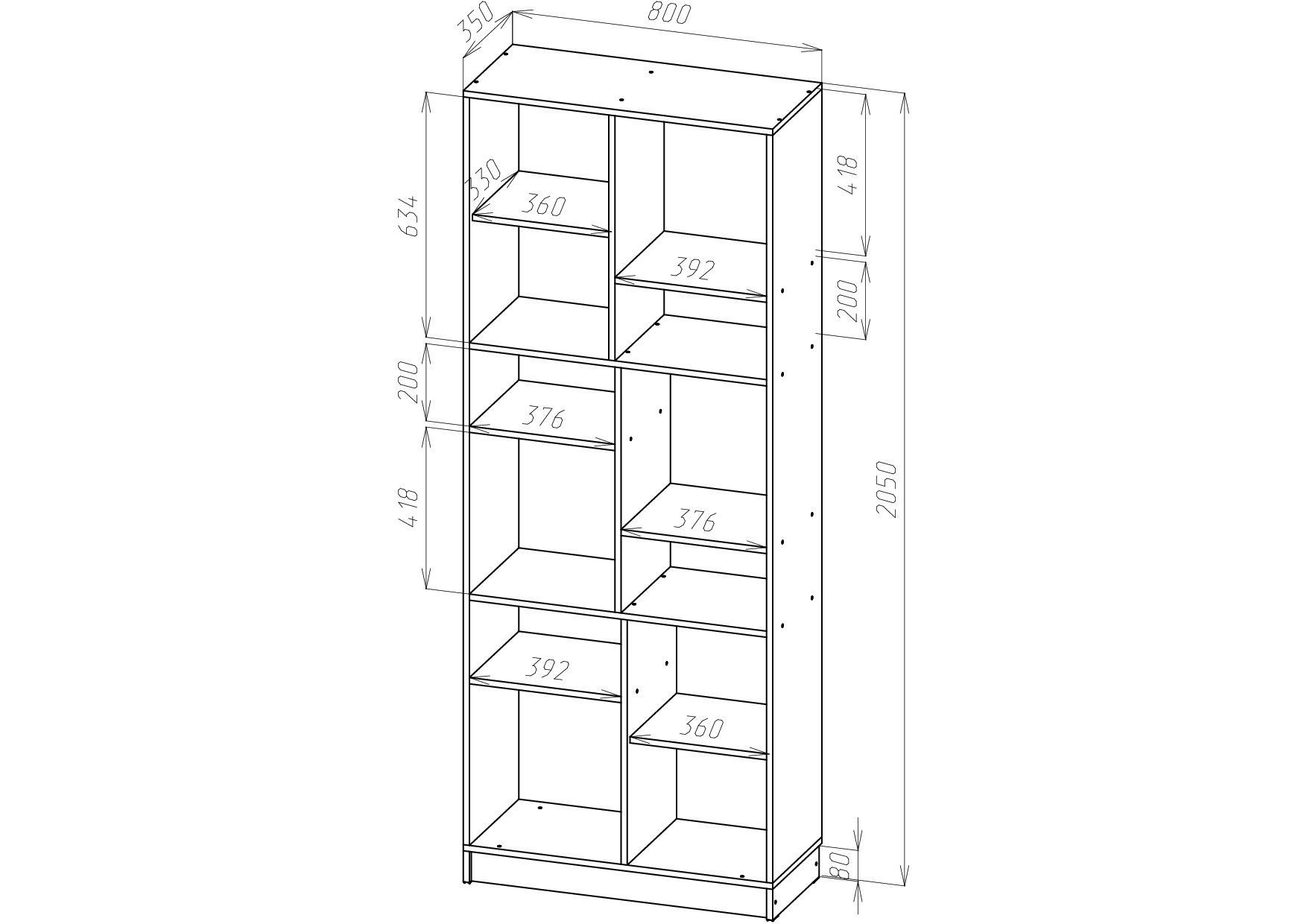 <p>Стеллаж</p> Сокол-28