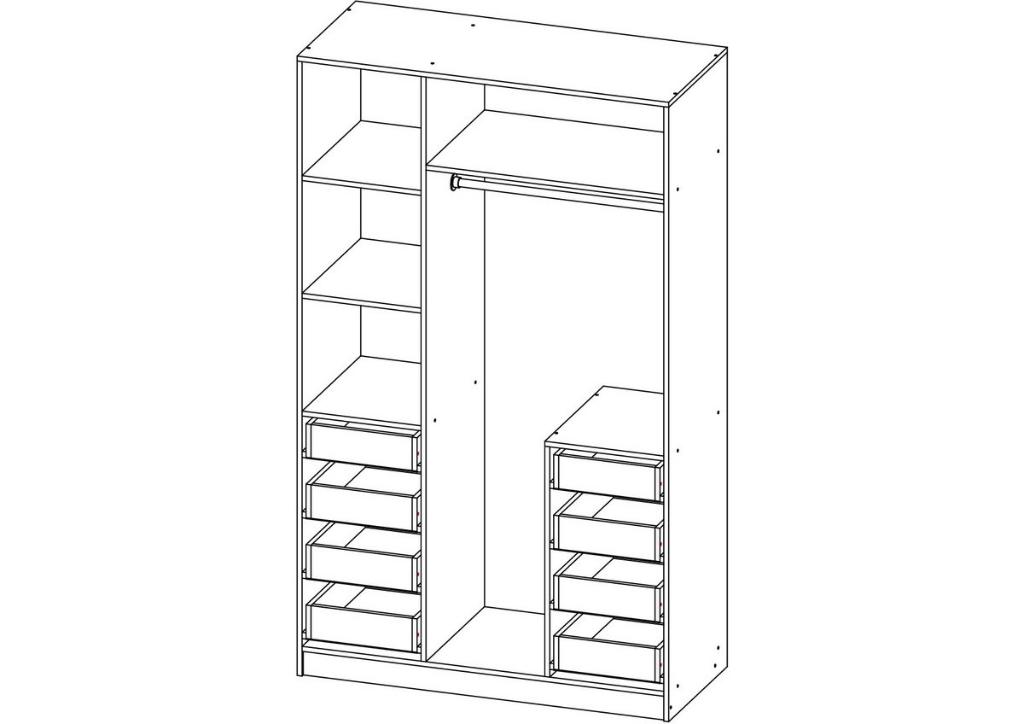 <p>Шкаф</p> распашной Зодиак 3.8