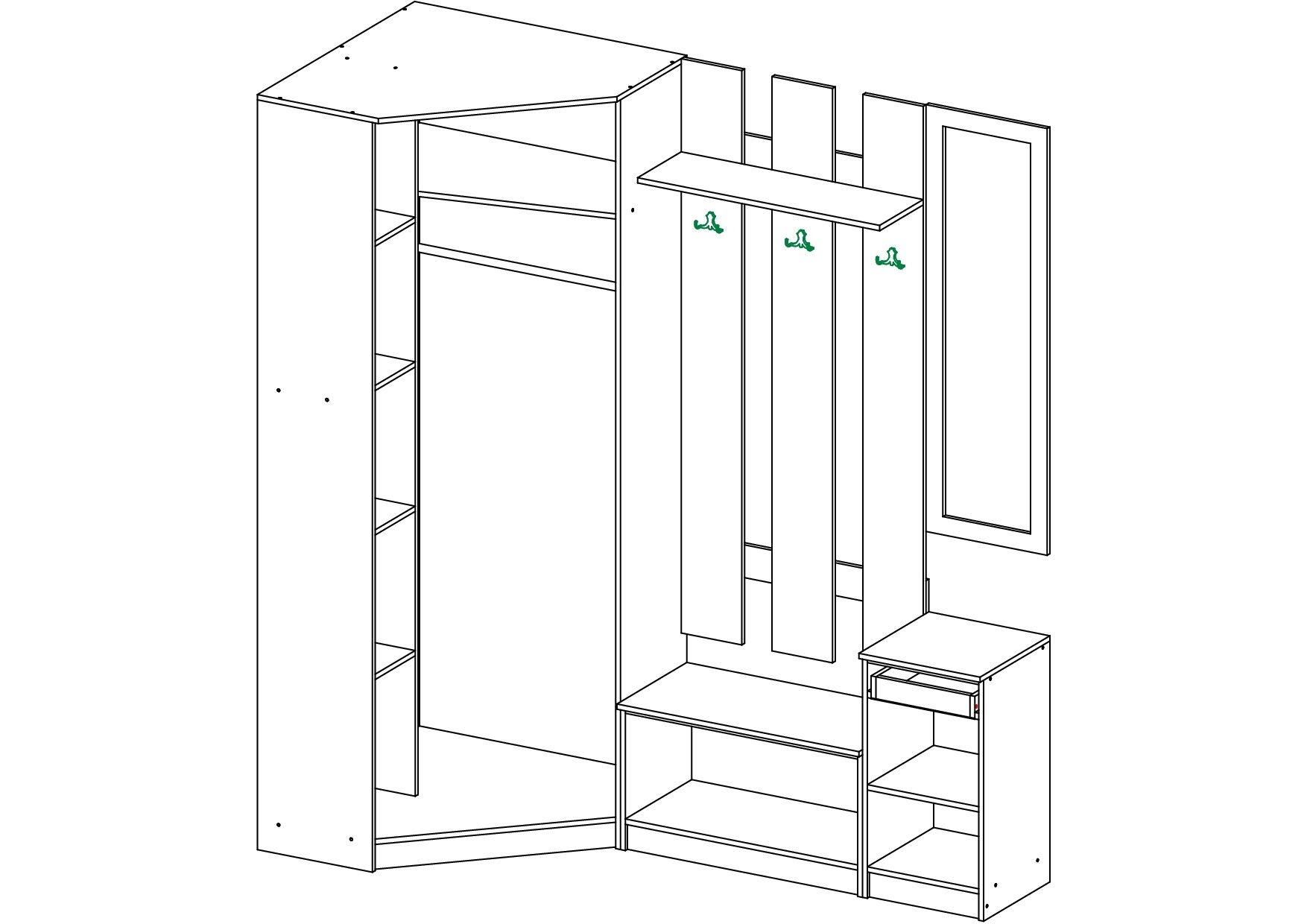 <p>Прихожая</p> Шах-1